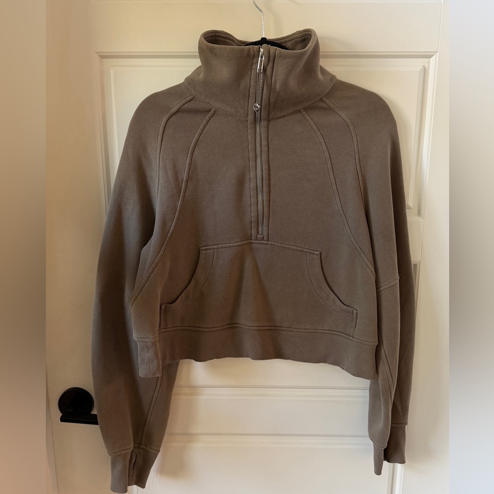 Lululemon Scuba Oversized Funnel Neck Half-Zip Rover XS/S